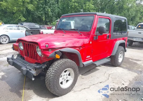 2004 Jeep Wrangler Unlimited from USA, damaged, VIN 1J4FA49S24P800860